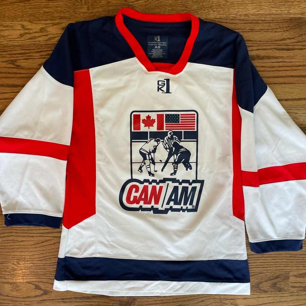 CanAm Hockey Jersey Blue/Red/White, Gk1 Sports, Mens… Gem
